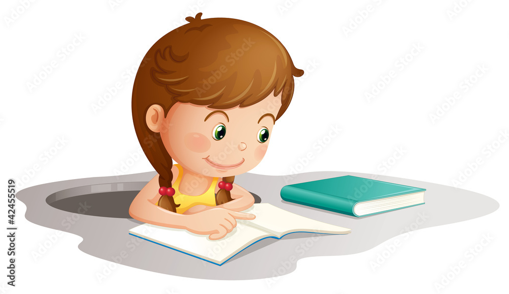 girl reading book girl reading book