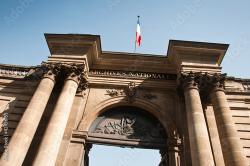 archives nationales à Paris photo