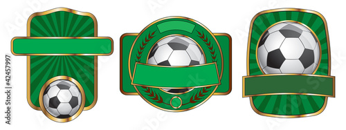 Soccer Emblem Design Set