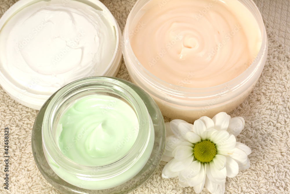 cosmetics cream and towel bath set cosmetics cream and towel bath set
