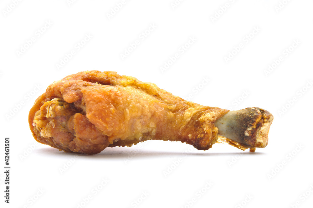 fried chicken isolated on white background fried chicken isolated on white background