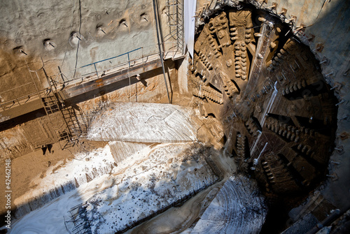 tunnel boring machine underground