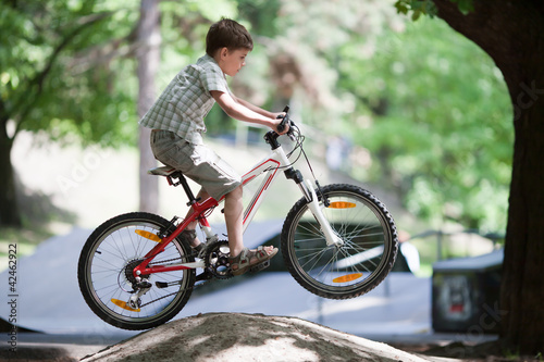 Jump on bike