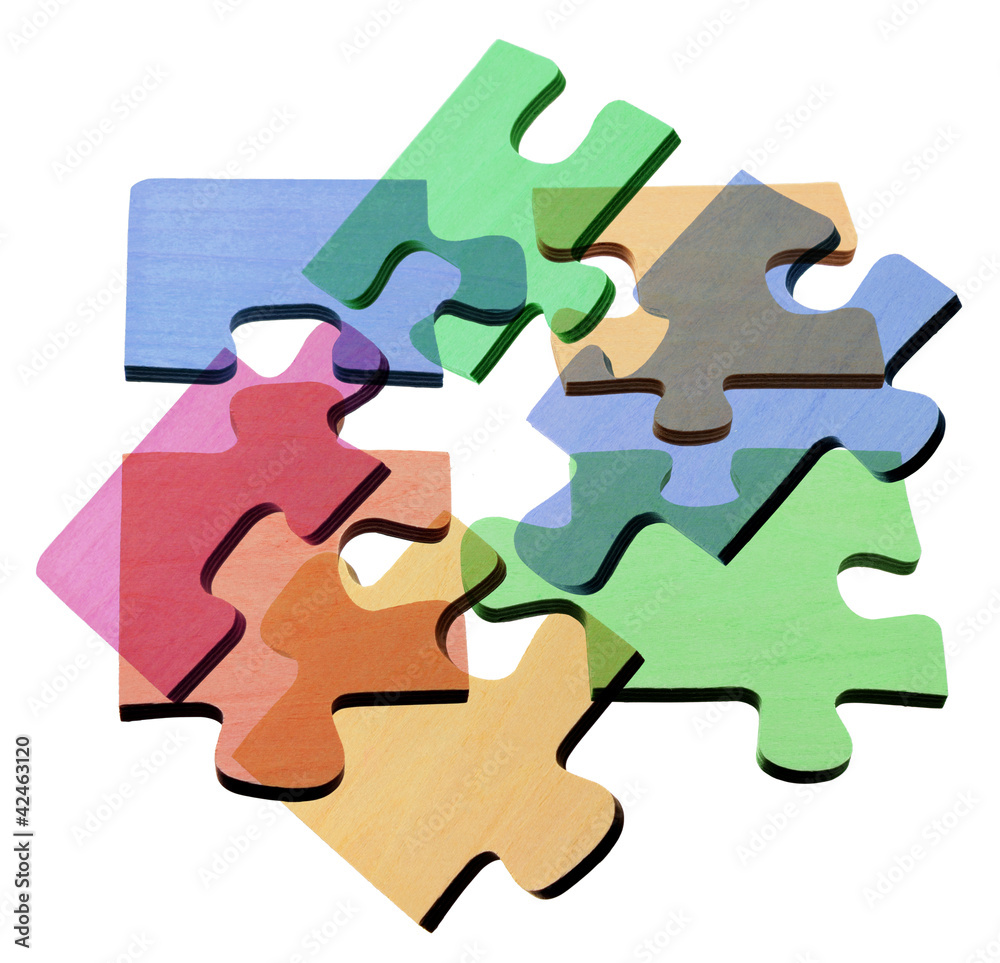 Fototapeta premium Jigsaw Puzzle Pieces