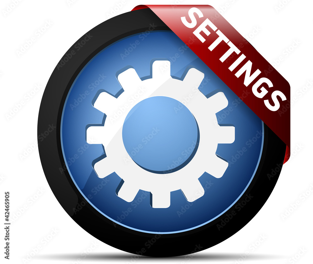 Settings button Settings button