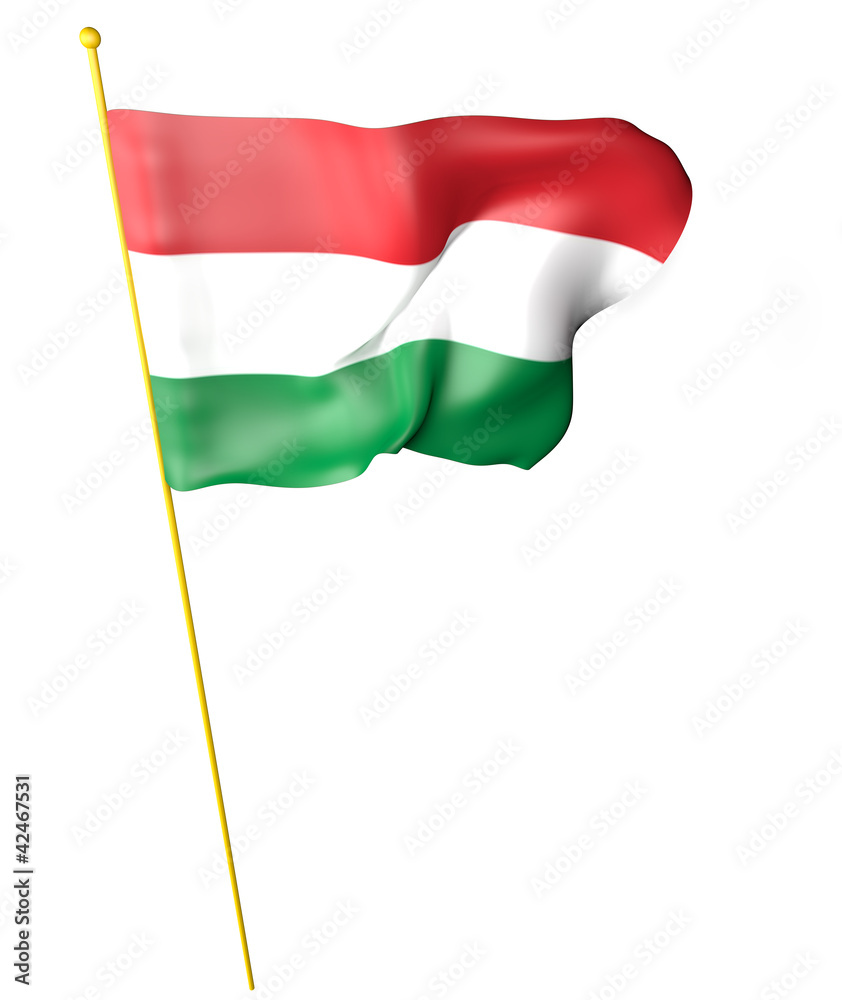 Fototapeta premium FLAG HUNGARY