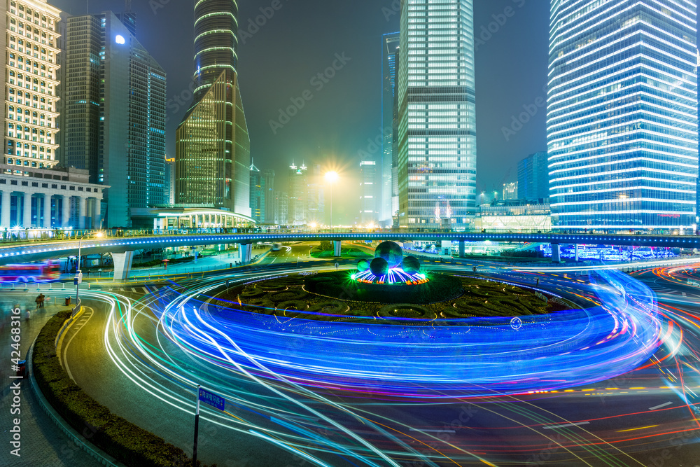 Fototapeta premium light trails
