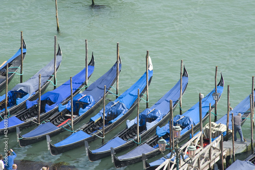 Gondola boats in Venice