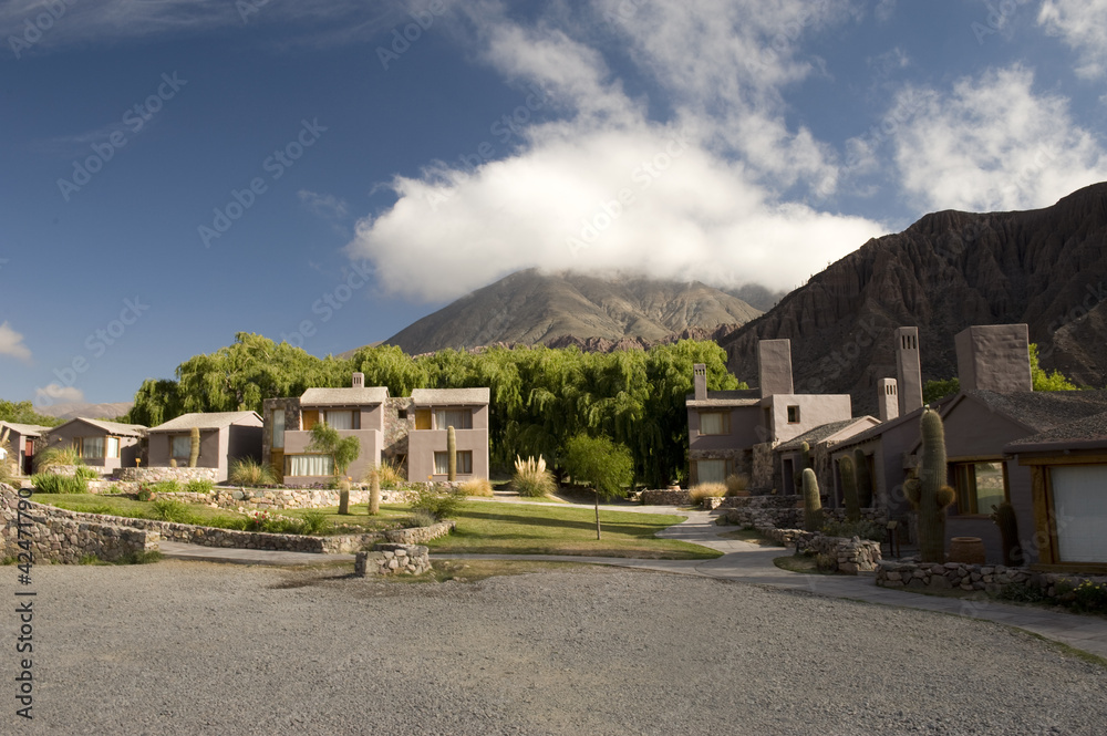 Obraz premium Houses in Purmamarca, Argentina