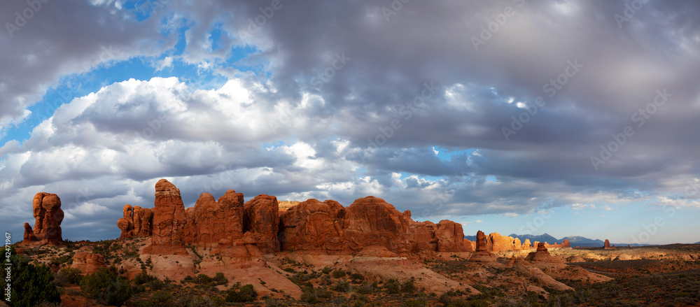 Scenic view at Arches National Park, Utah, USA