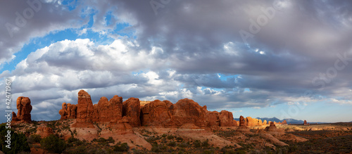 Obraz na płótnie Scenic view at Arches National Park, Utah, USA w salonie