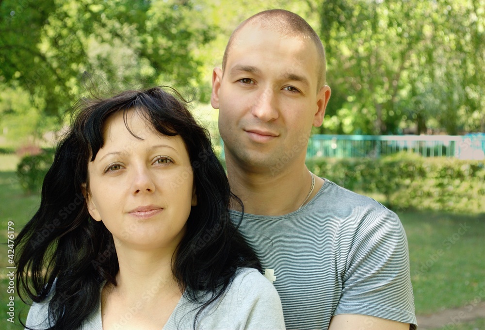 couple of young people, a husband and wife couple of young people, a husband and wife
