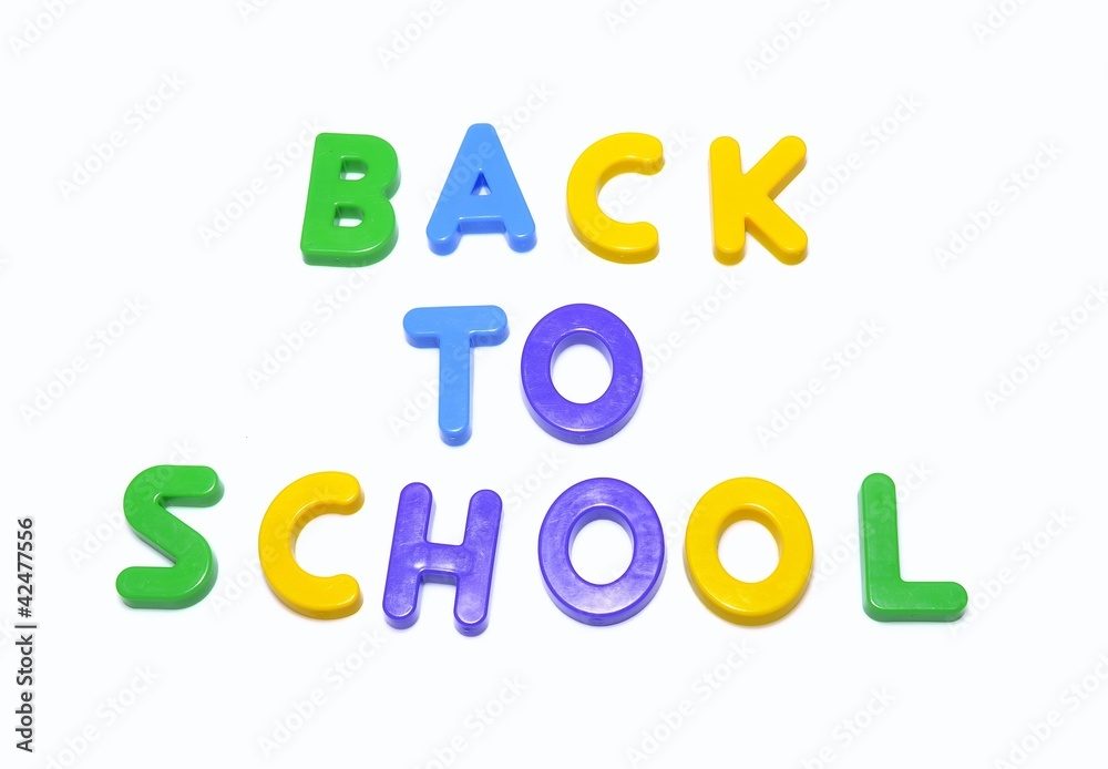 Back to school. Back to school.