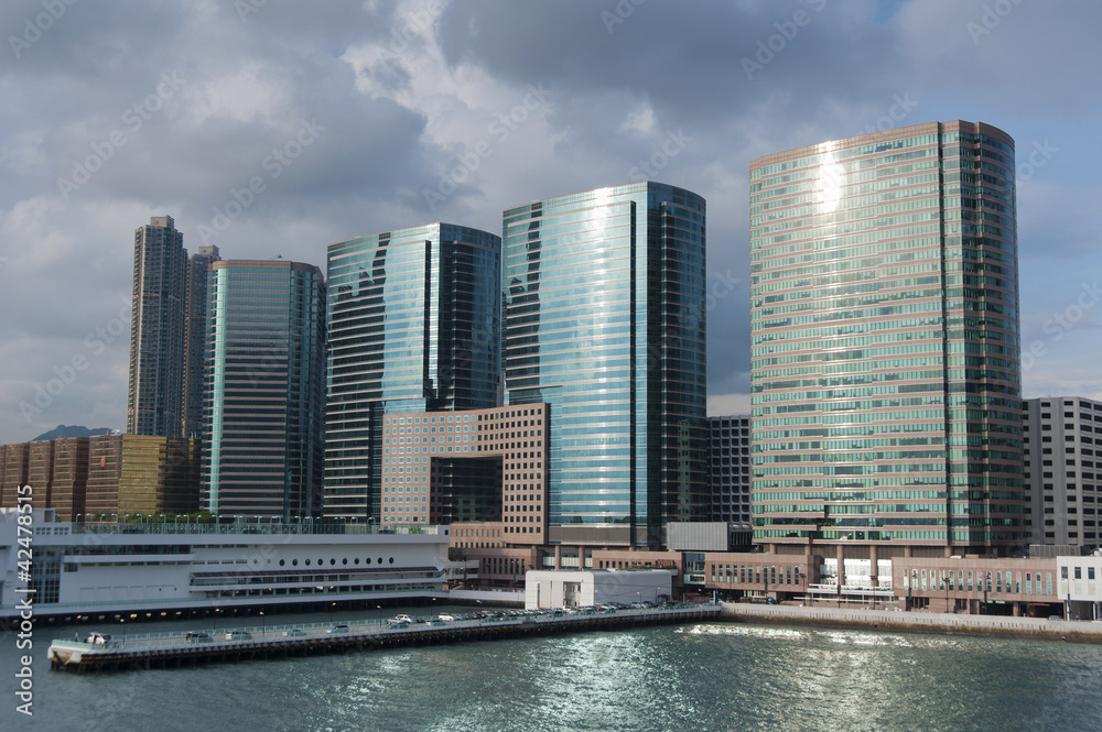 Fototapeta premium modern buildings in Hong Kong