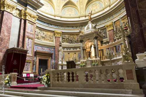 St. Stephen s Basilica  interior panorama