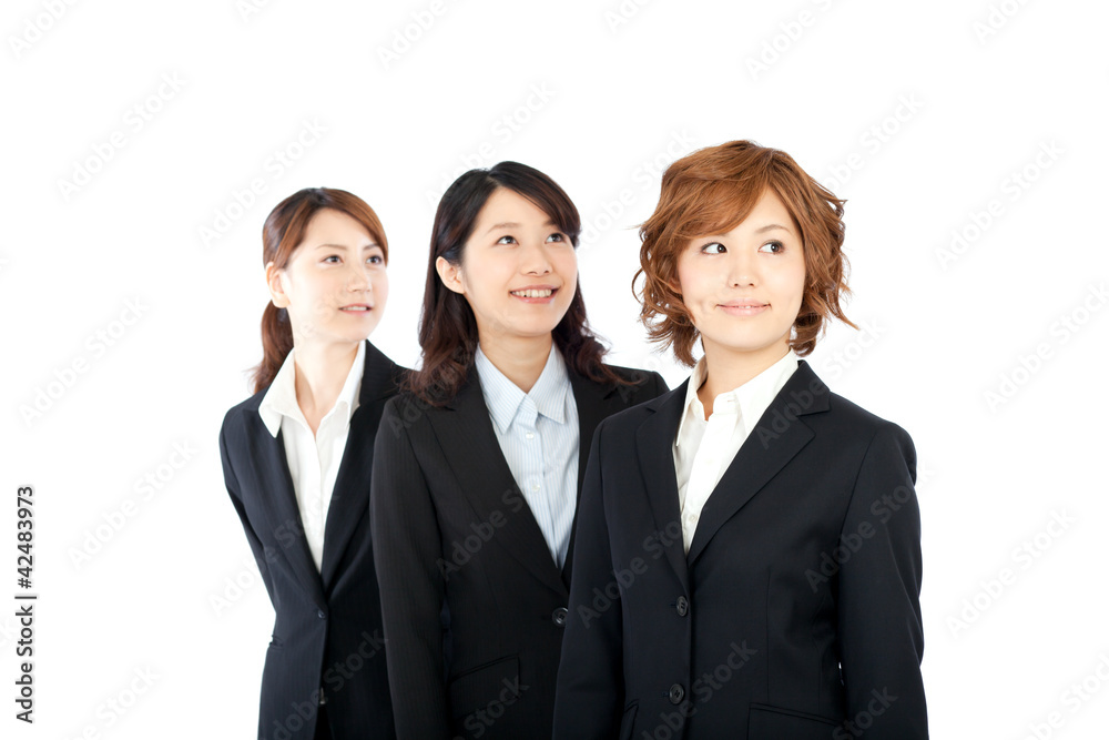 Beautiful young business woman. Portrait of asian.