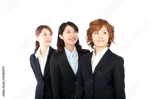 Beautiful young business woman. Portrait of asian.