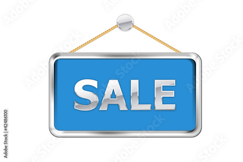 Fotografie Cartel azul sale