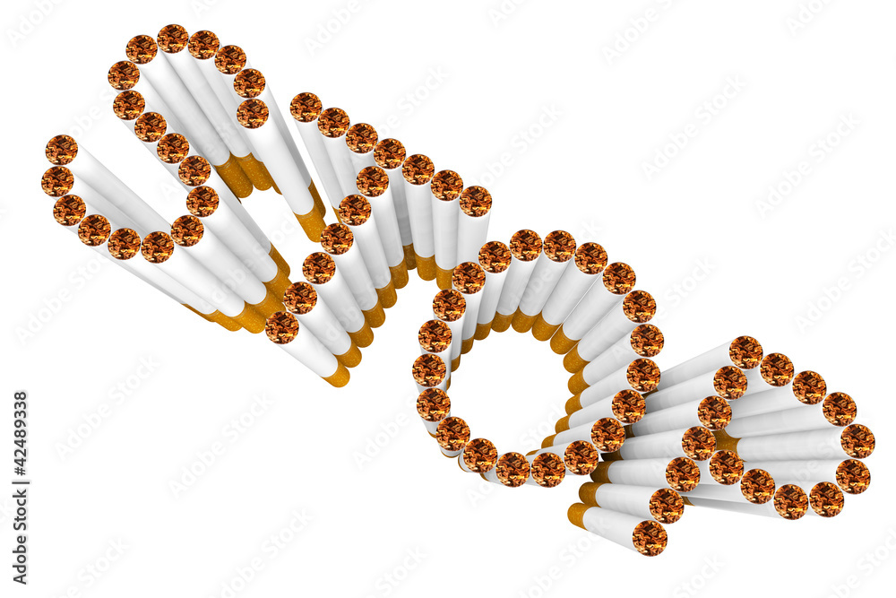 Obraz premium Cigarettes as STOP word