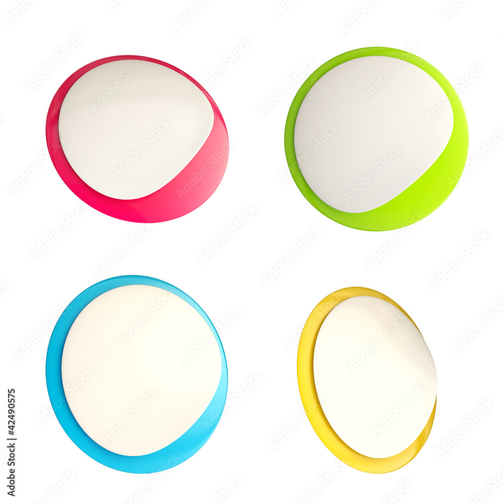 Glossy button sticker icon emblems Glossy button sticker icon emblems