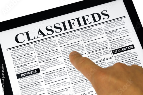 Touchpad and newspaper