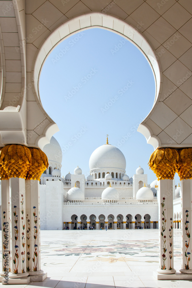 Naklejka premium Szejk Zayed Moschee Abu Dhabi