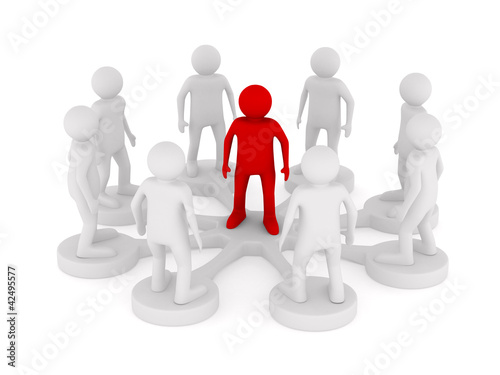 Conceptual image of teamwor...