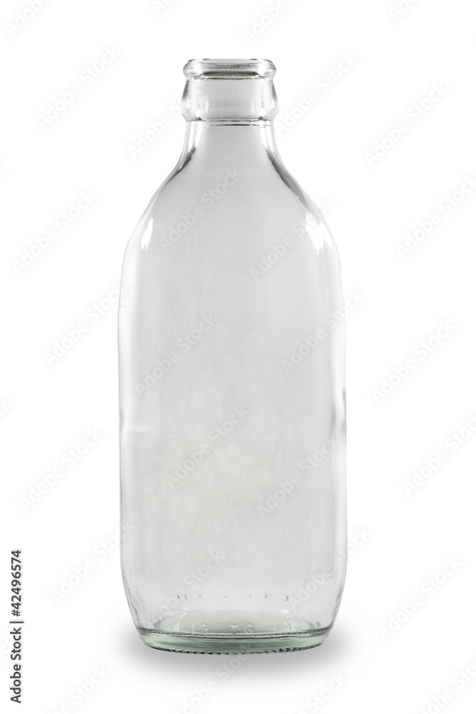 Empty glass bottle Empty glass bottle