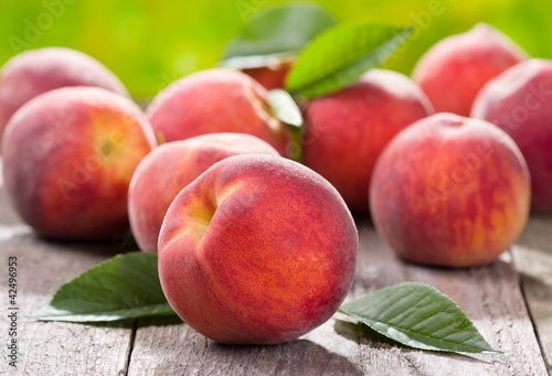 fresh peaches #42496953