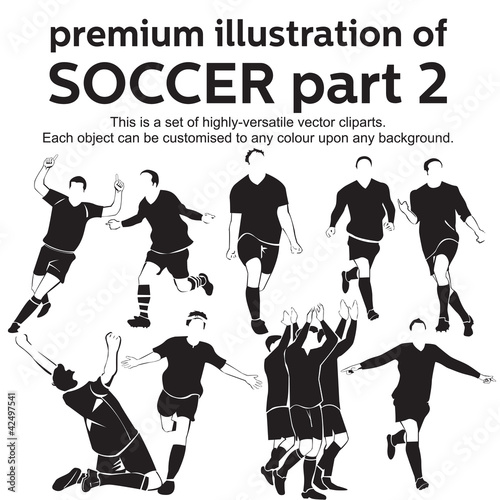 Premium Illustration Soccer Part 2 photo