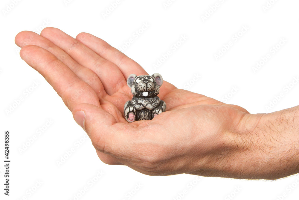 Small statue of a mouse Small statue of a mouse