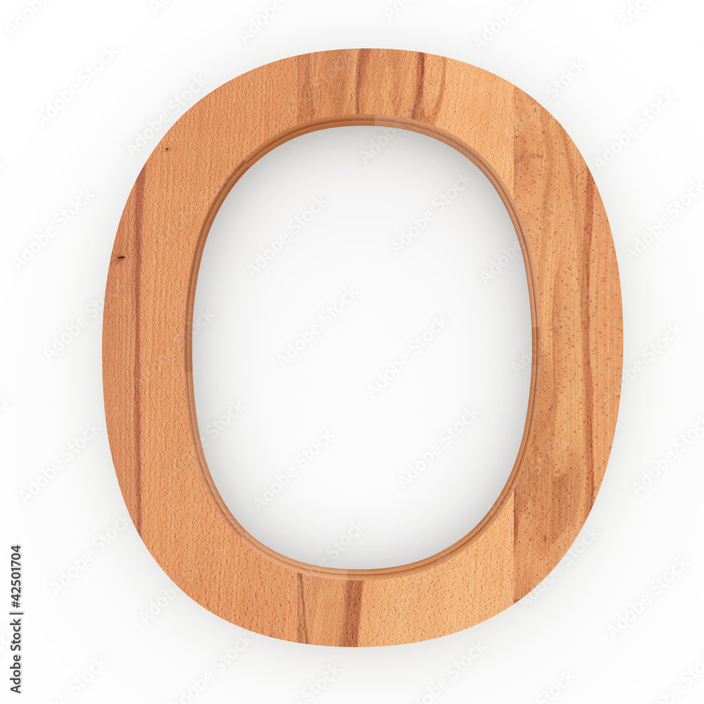 3d Font Wood Character O 3d Font Wood Character O