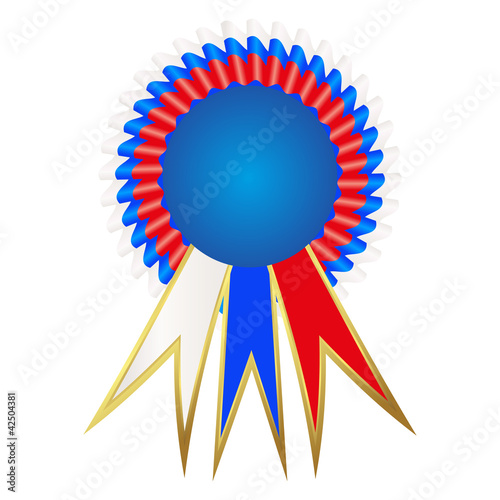 Prize-winning satiny medal