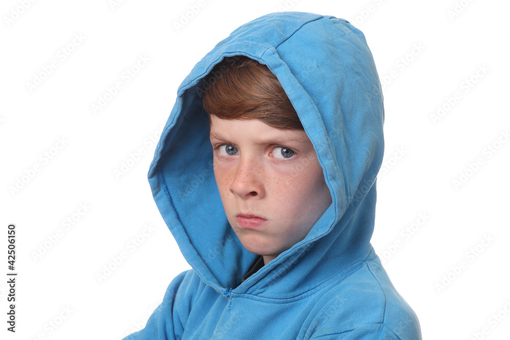 Fototapeta premium Wütender Junge