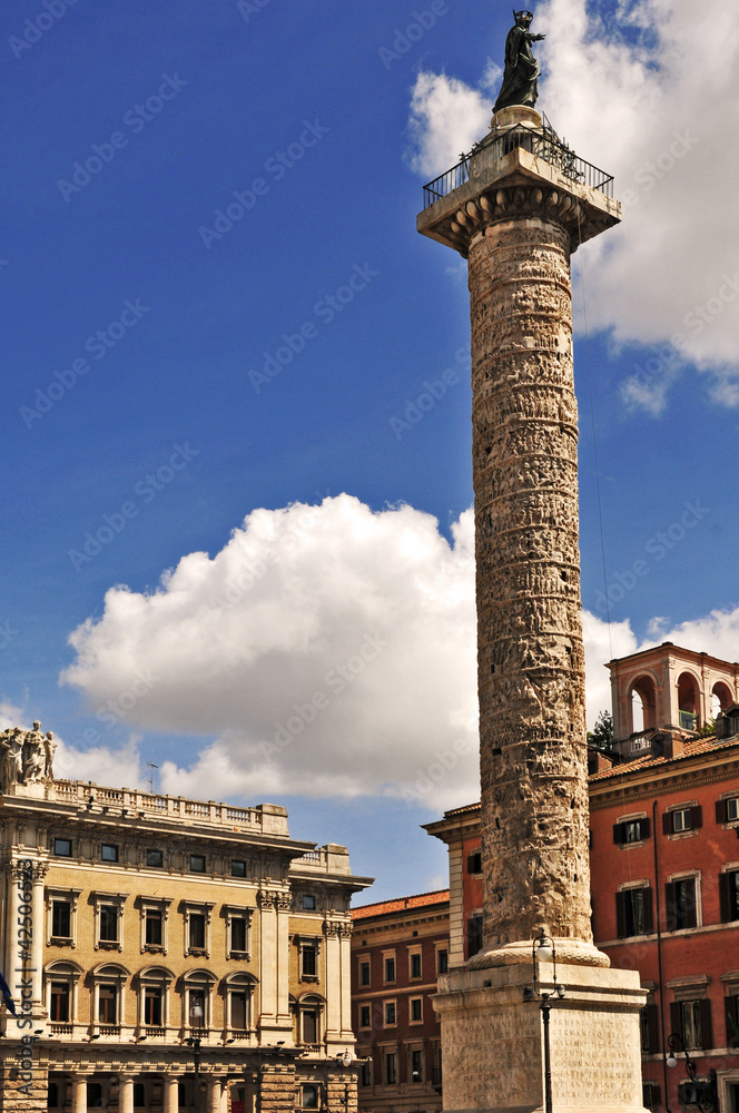 Roma, Piazza Colonna - Colonna di Marco Aurelio