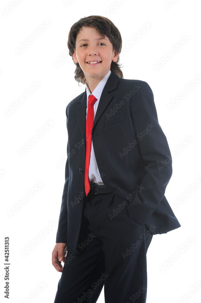 portrait of a boy businessman in a business suit portrait of a boy businessman in a business suit
