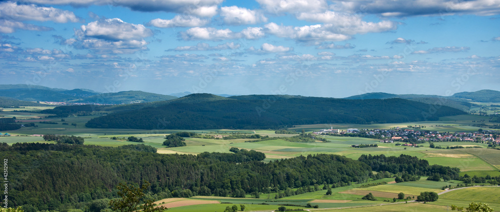Panorama hessisches Bergland