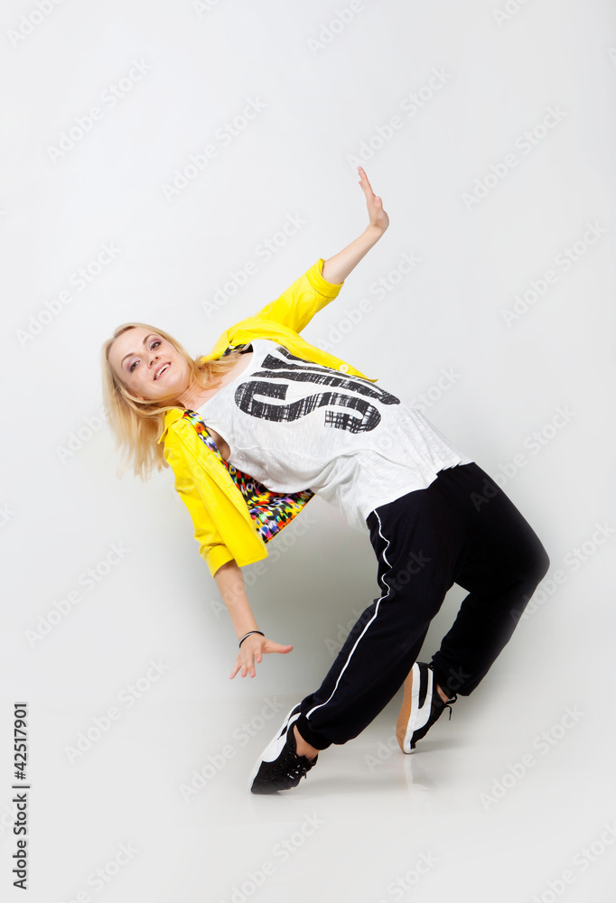 Fototapeta premium Dancing girl