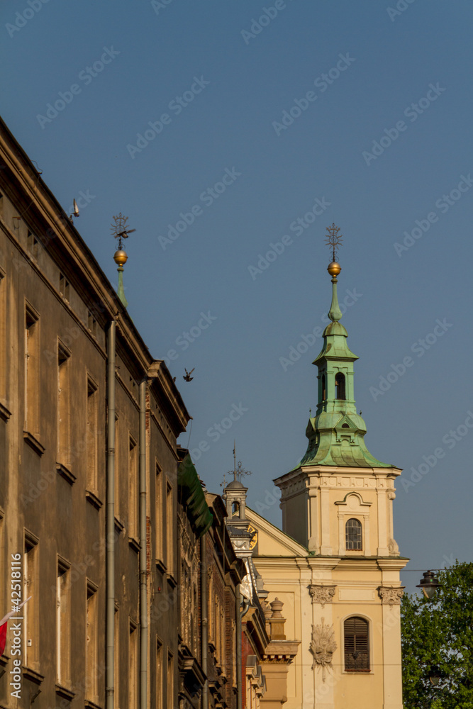 Old Church of Sts. Florian in Krakow. Poland