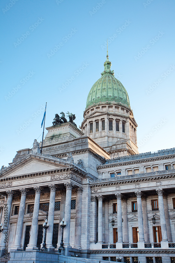 Building of Congress  in Buenos Aires, Argentina