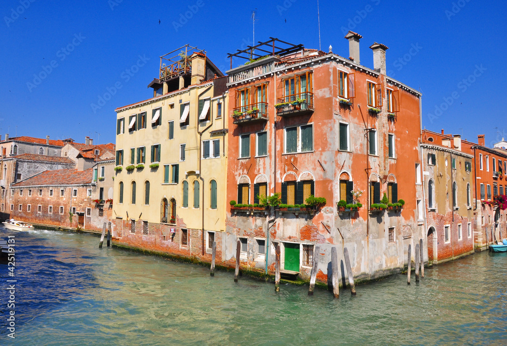 Obraz premium Venise, canaux et palais