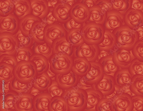 Red Roses Background Illustration