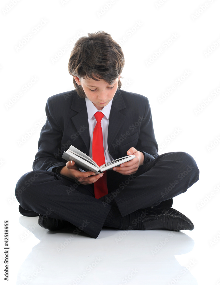 little boy reading a book little boy reading a book