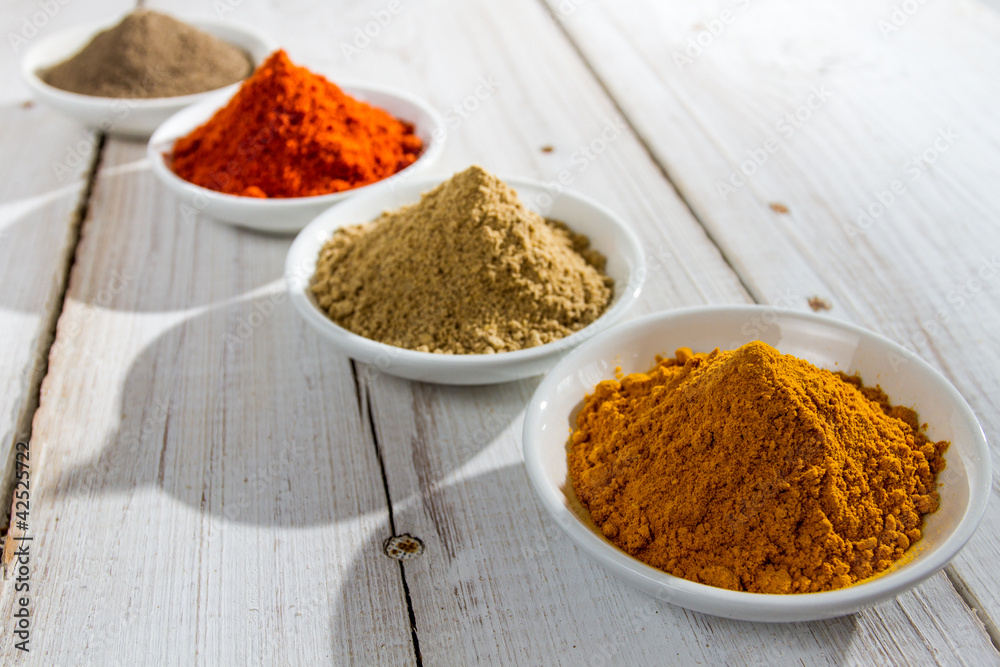 Close-up of different spices Close-up of different spices