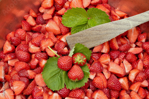 fraises pour confiture photo