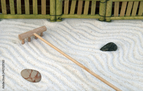 Canvas Print Traditional zen garden