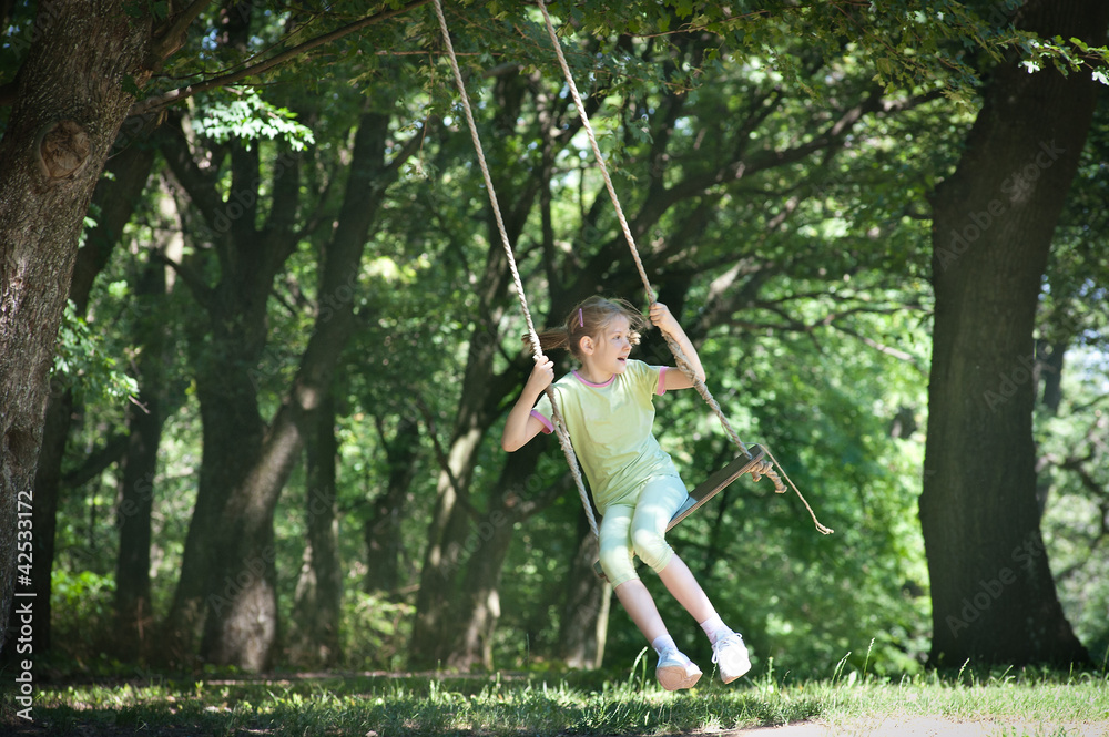 girl on the swing