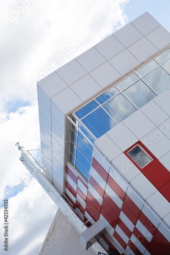 modern office building agai...