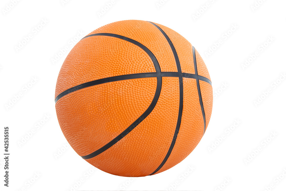 basket ball isolated on the white background