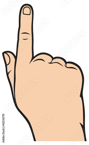 hand pointing